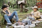 Jake Gyllenhaal as Jack Twist with 
Heath Ledger as Ennis Del Mar
