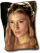 Cate Blanchett 
as Galadriel