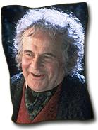 Ian Holm as 
Bilbo Baggins