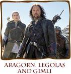 ARAGORN, LEGOLAS AND GIMLI