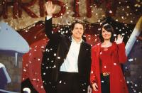 Hugh Grant as The Prime Minister 
with Martine McCutcheon as Natalie