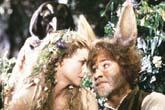 The fairy Queen and Bottom, her unlikely lover