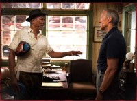 Morgan Freeman as Eddie with 
Clint Eastwood as Frankie Dunn