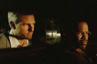 Tom Cruise as Vincent with 
Jamie Foxx as Max in Collateral