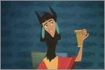 Kuzco turning into a Llama