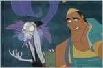 Yzma (Eartha Kitt) and Kronk (Patrick Warburton)