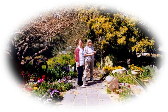 Yael and Hena in Ganot-Hadar