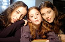 Tali Rubin, Elinor Gal and Hila Deitch as Noga, Kohav and Maya
